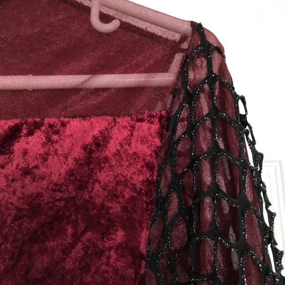 Witch Costume Spider Vampire Goth Medieval Dress Halloween - Picture 5 of 7